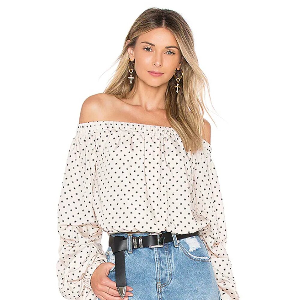 Lovers and Friends Aurora Top in Star Print